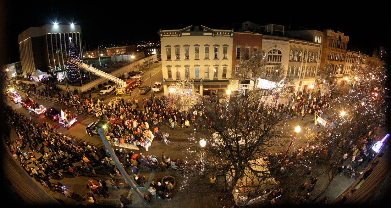 Christmas Parade and Holiday Celebration in downtown Jamestown. The best way to celebrate the holiday season in Chautauqua County.