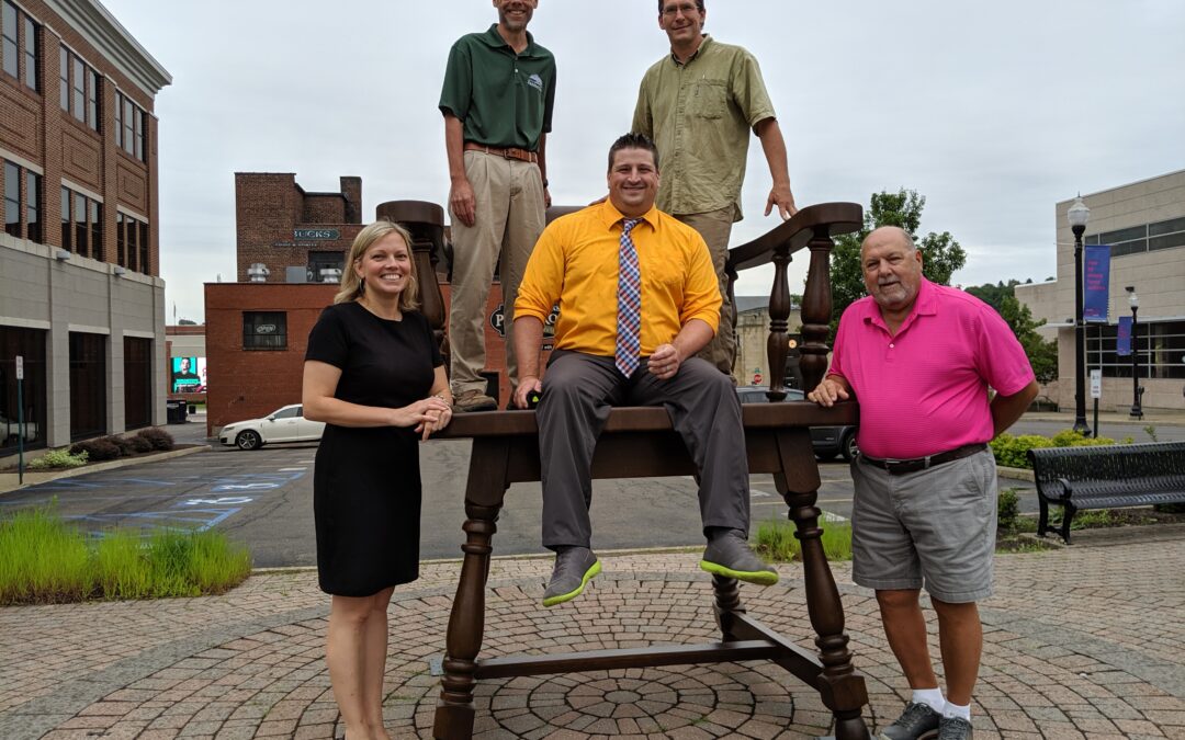 Installation of Oversized Chair Honors Jamestown’s History