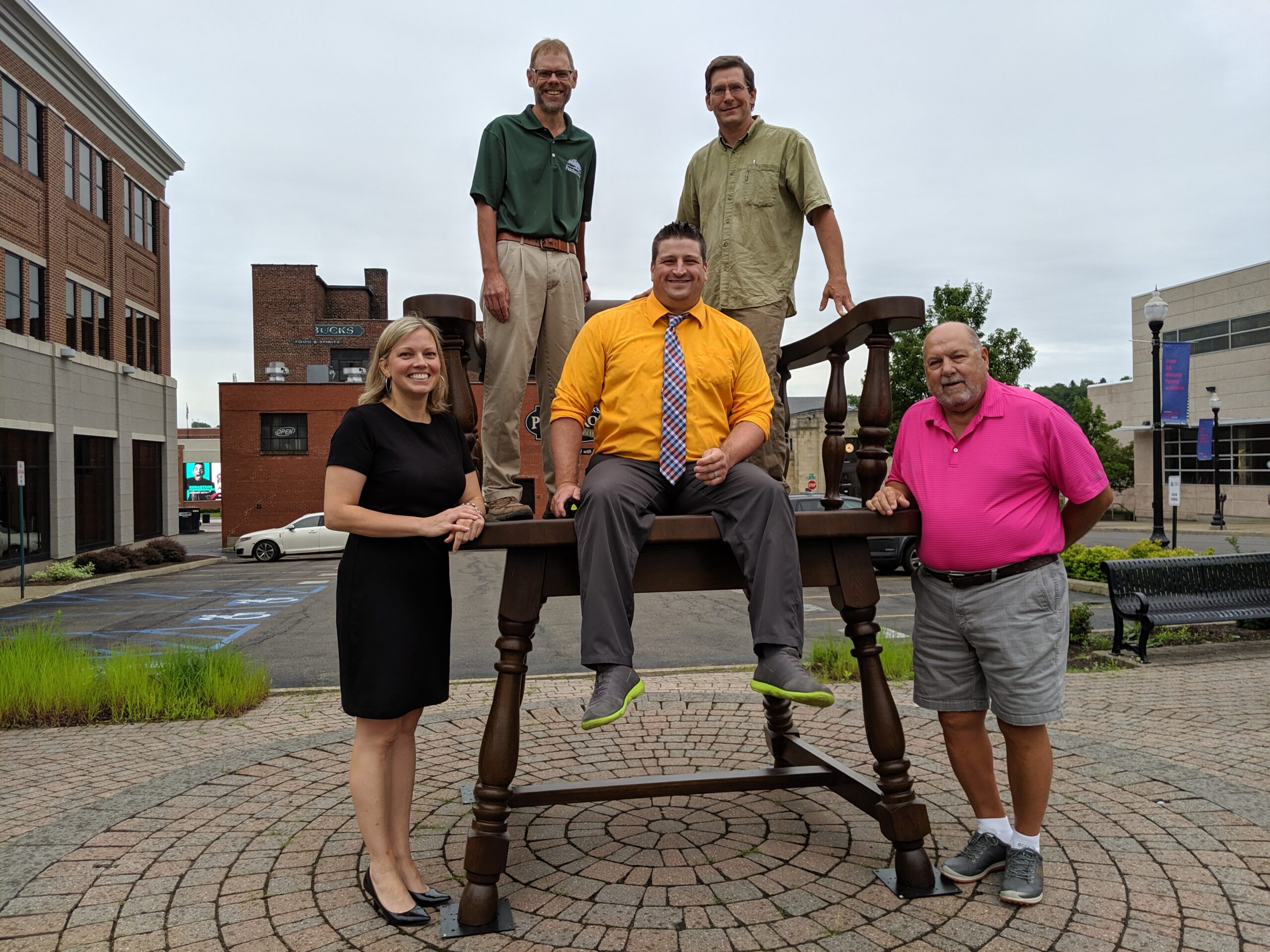 Massive chair turns heads, Archives