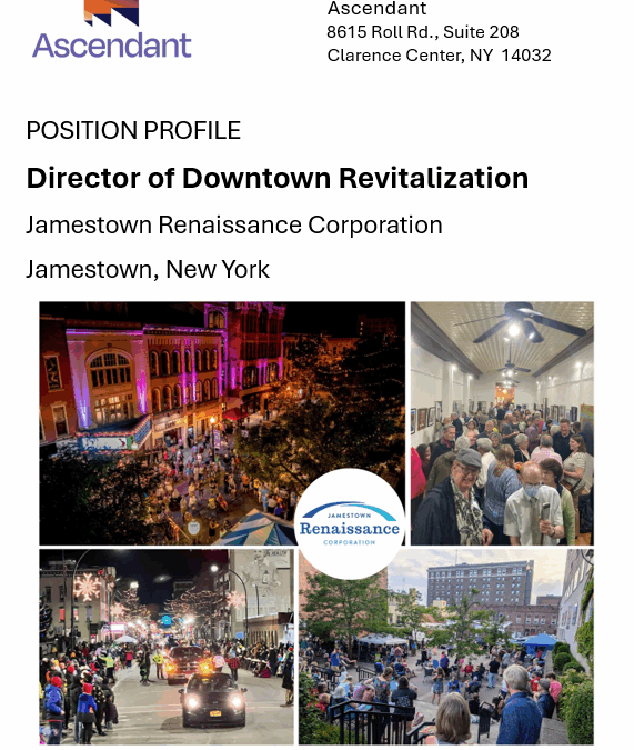 Now Hiring! – Director of Downtown Revitalization